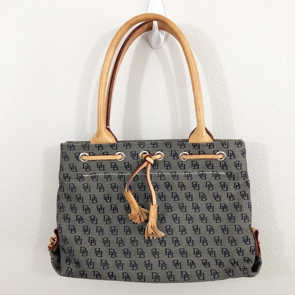 Dooney & Bourke Signature Satchel Tote - Picture 1 of 6